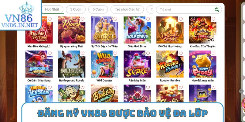 Đăng ký VN86 được bảo vệ đa lớp