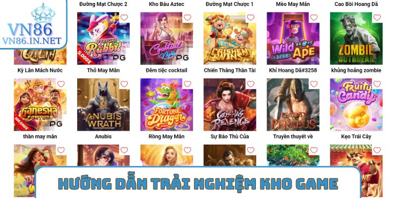Hướng dẫn trải nghiệm kho game