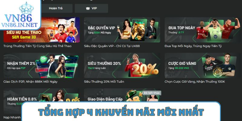 Tổng hợp 4 Khuyến mãi mới nhất